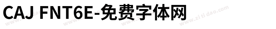 CAJ FNT6E字体转换
